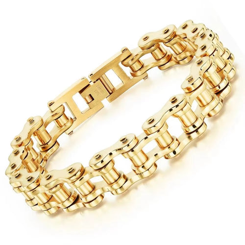 Bike Chain Bracelet Gold/Silver
