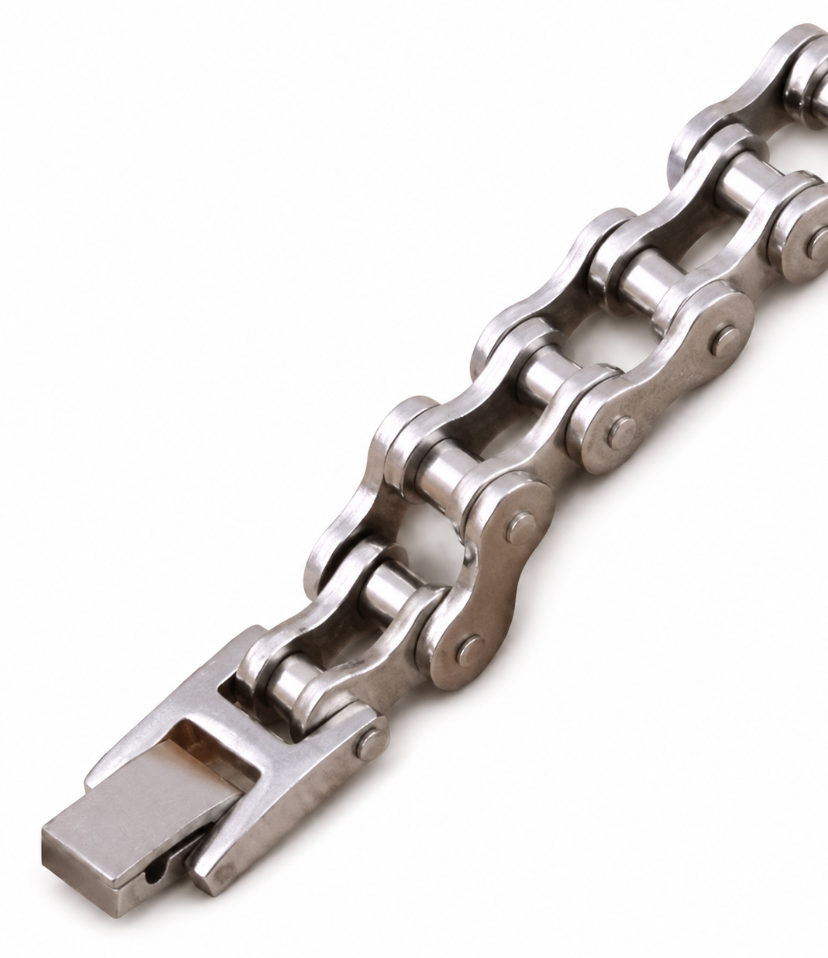 Bike Chain Bracelet Gold/Silver